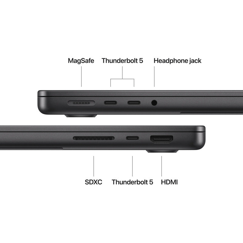 Laptop Apple 14.2'' MacBook Pro 14 Liquid Retina XDR, Apple M4 Pro chip (12-core CPU), 24GB, 1TB SSD, Apple M4 Pro 16-core GPU, macOS, Space Black, INT keyboard, 2024