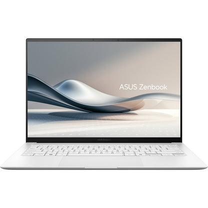 Laptop ASUS 14'' Zenbook S 14 OLED UX5406SA, 3K 120Hz, Procesor Intel® Core™ Ultra 7 258V (12M Cache, up to 4.80 GHz), 32GB LPDDR5X, 1TB SSD, Intel Arc 140V, Win 11 Pro, Scandinavian White